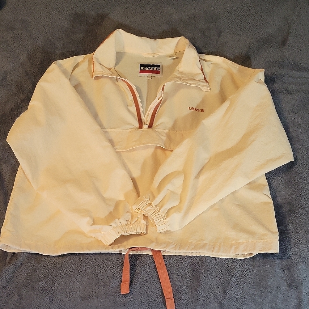 Levi's Peach Half-Zip Pullover Jacket